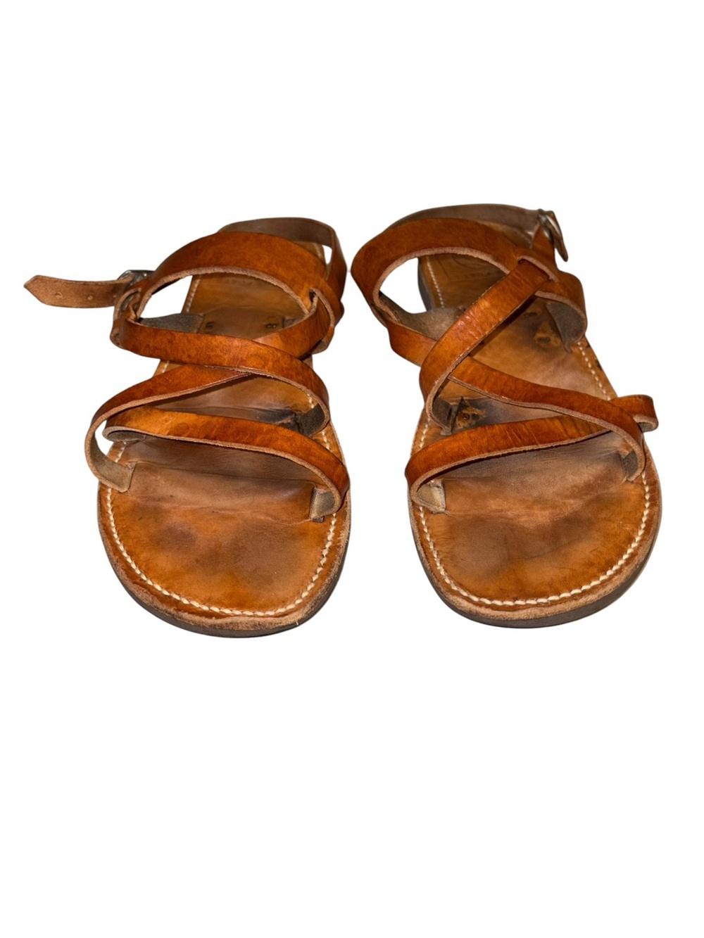 Leather sandals handmade in Greece